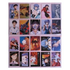 Evangelion Set 20 lamicard Original Japan Gadget Anime manga Laminated Card 